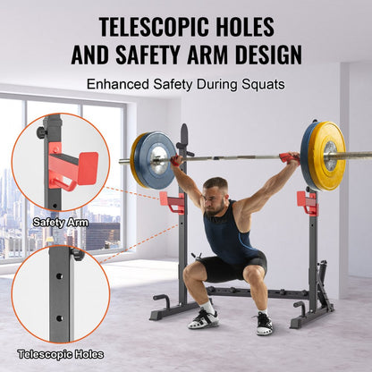 KLY-002 - Adjustable Power Rack for Squats & Bench Press - Max 600 lbs