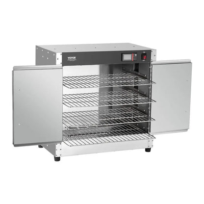 FWHB-251524 - 4-Tier Food Warmer Cabinet, Adjustable 80℉-177℉ Temperature Range