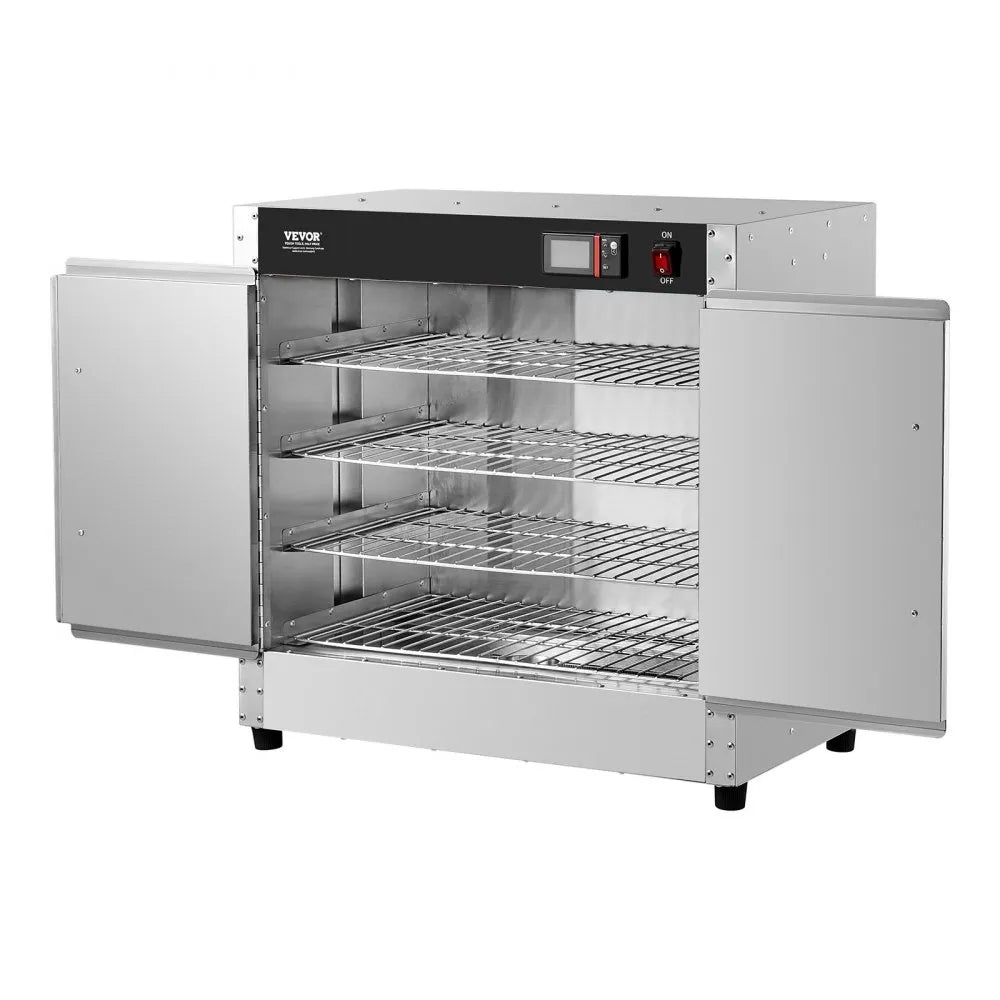 FWHB-251524 - 4-Tier Food Warmer Cabinet, Adjustable 80℉-177℉ Temperature Range