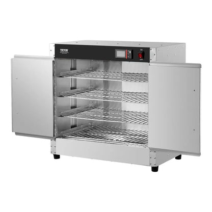 FWHB-251524 - 4-Tier Food Warmer Cabinet, Adjustable 80℉-177℉ Temperature Range