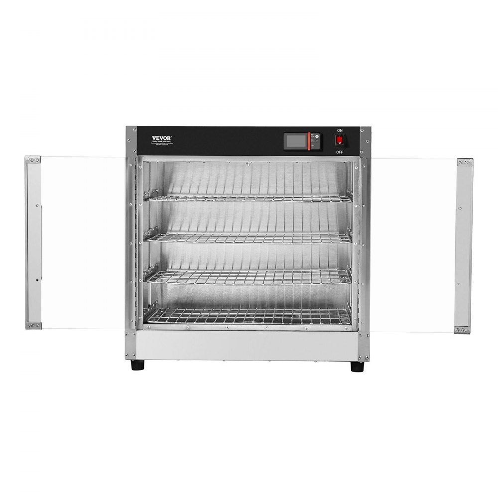 FWHB-251524-KS - 4-Tier Food Warmer Cabinet, Adjustable Shelves & Water Tray