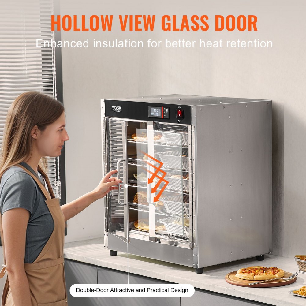 FWHB-400*600-5 - 5-Tier Concession Food Warmer with Adjustable Shelves