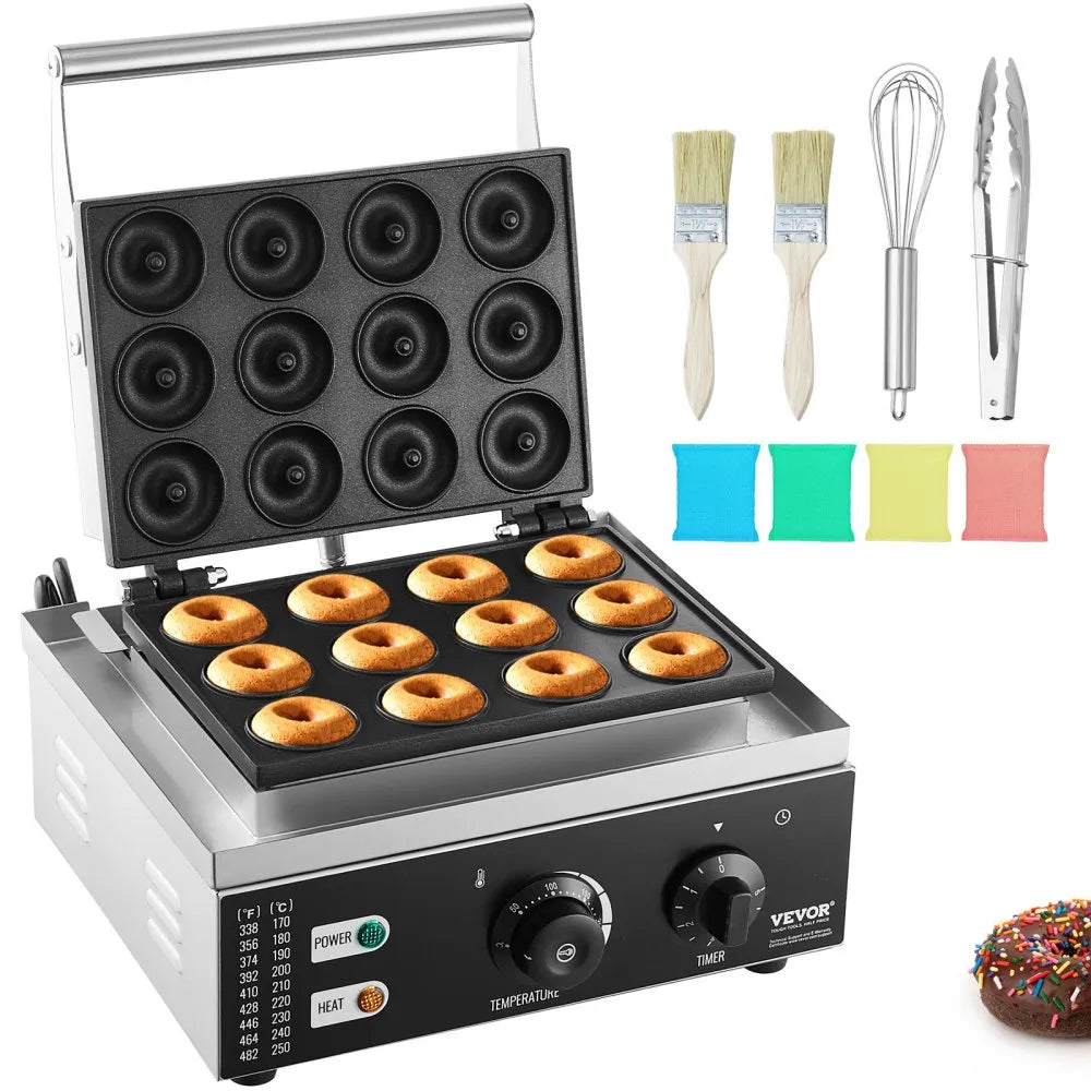 HT-12A - VEVOR 1550W Electric Donut Maker for Home & Commercial Use