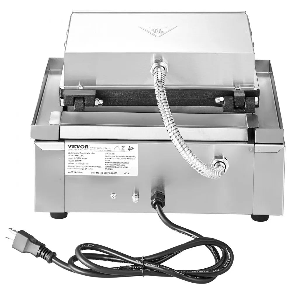 HT-12A - VEVOR 1550W Electric Donut Maker for Home & Commercial Use