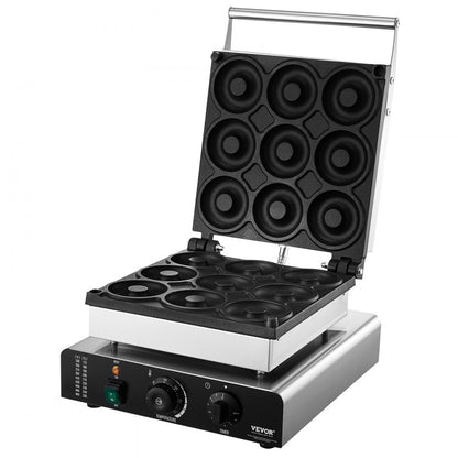HT-9A - Commercial 9-Hole Electric Donut Maker with Non-Stick Surface