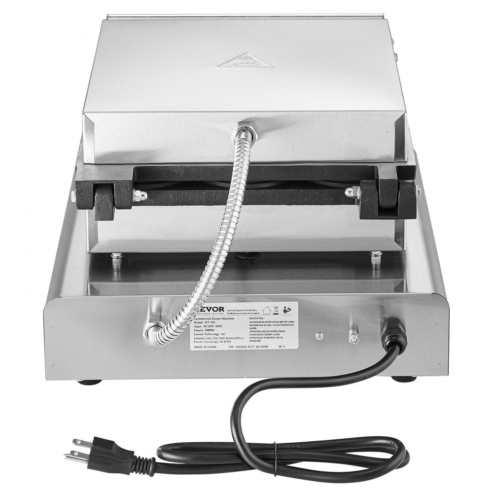 HT-9A - Commercial 9-Hole Electric Donut Maker with Non-Stick Surface