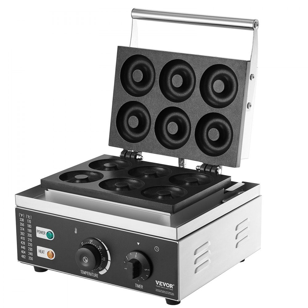 HT-6A - Commercial Electric Donut Maker, 6 Capacity, 1550W Power