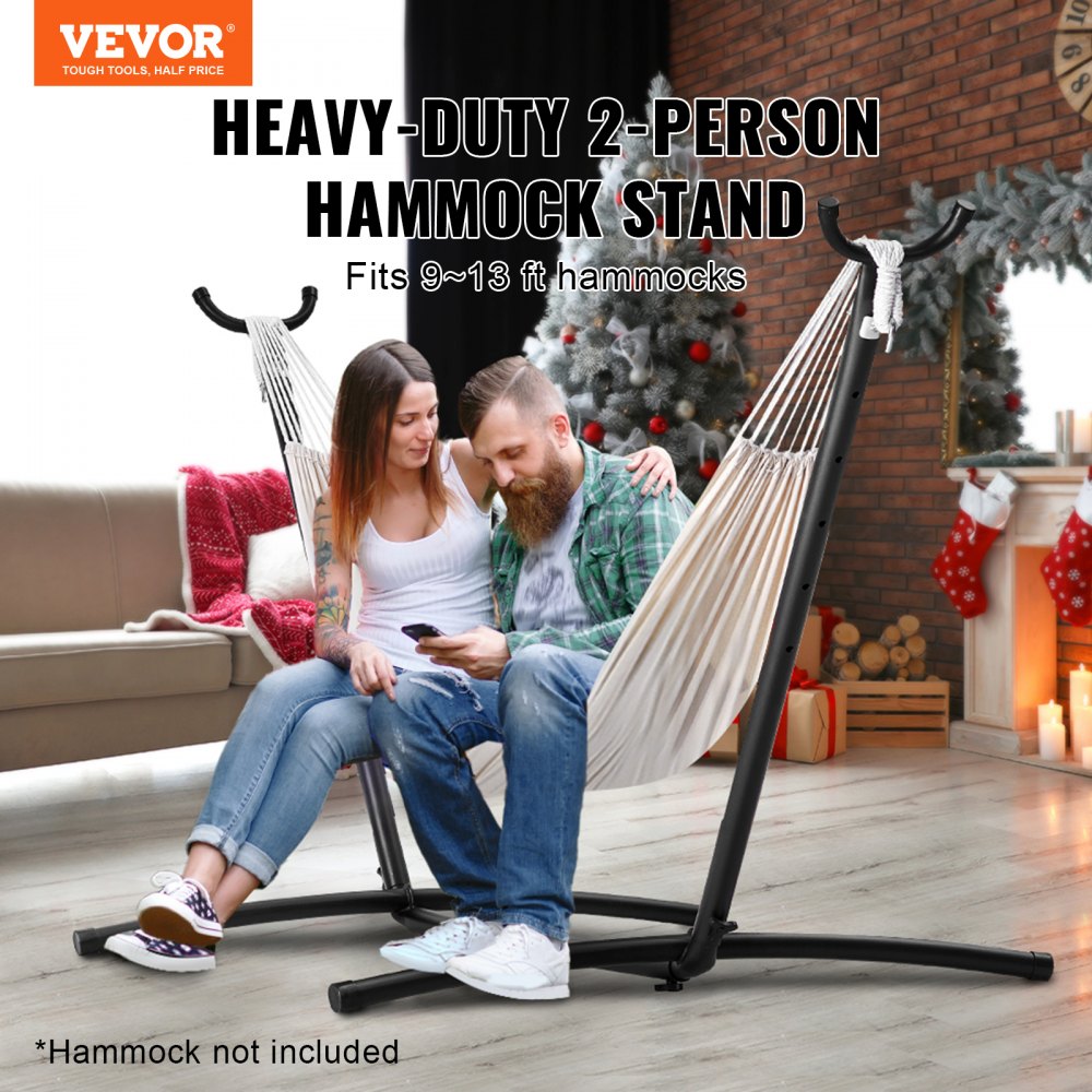 HR-9HS-01 - Adjustable 450lb Steel Hammock Stand for 9.5-12.6ft Hammocks