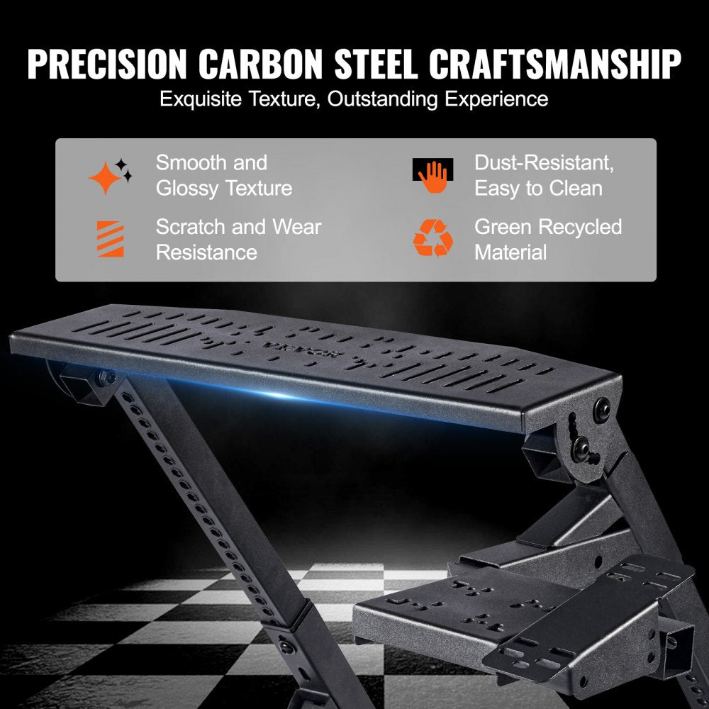 WSP-02 - Adjustable VEVOR Racing Wheel Stand with Carbon Steel Frame