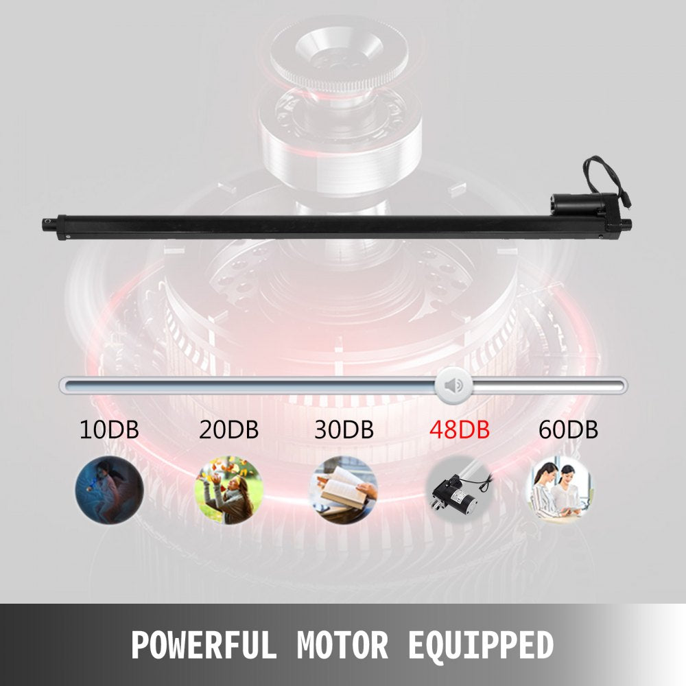 010219899724 - Pair of 30-Inch 900N Waterproof Electric Linear Actuators