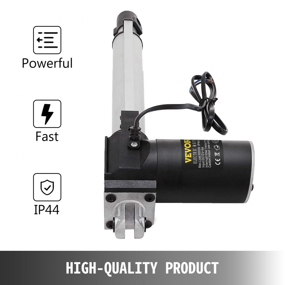 010577098364 - 6000N 12V Heavy-Duty Linear Actuator with Limit Switches