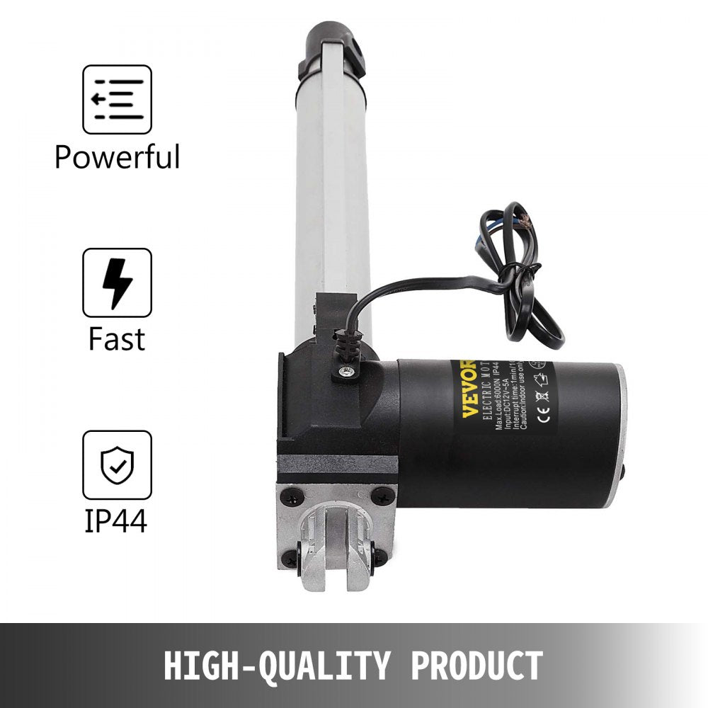 010891954738 - 6000N Heavy-Duty DC 12V Actuator with Limit Switches, IP44