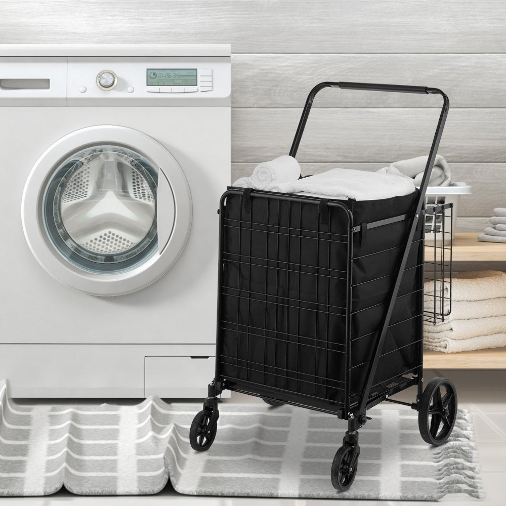 ZZ 509-7 - Jumbo 330 lbs Folding Cart with Waterproof Liner