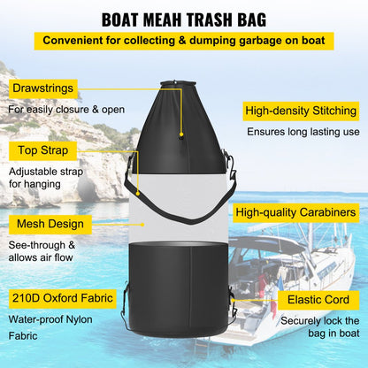 010198218329 - Durable 600D Storage Bag for 6 Life Jackets, 37 x 20 x 6 in.