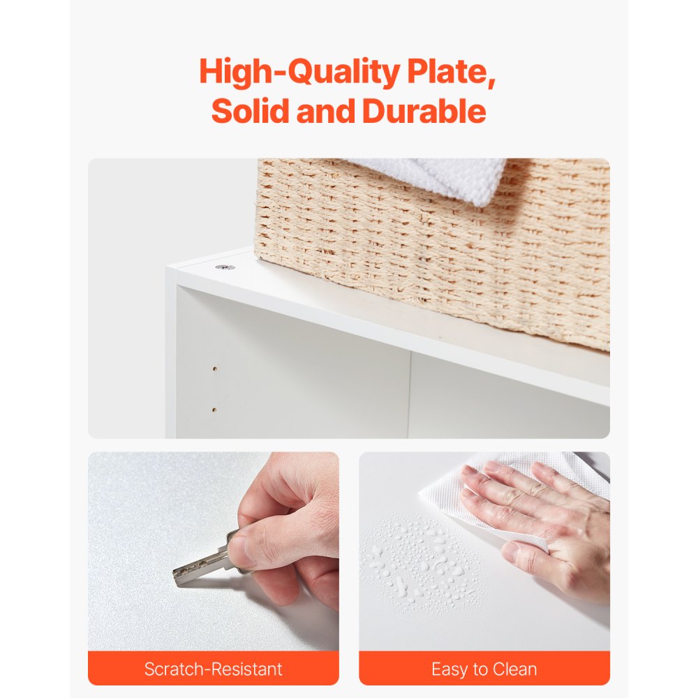 XYFG-02 - Space-Saving Wall-Mounted Cabinet with Adjustable Shelves