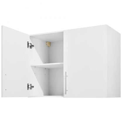 XYFG-05 - Wall-Mounted Laundry Cabinet with Adjustable Shelves and Soft-Close Hinges