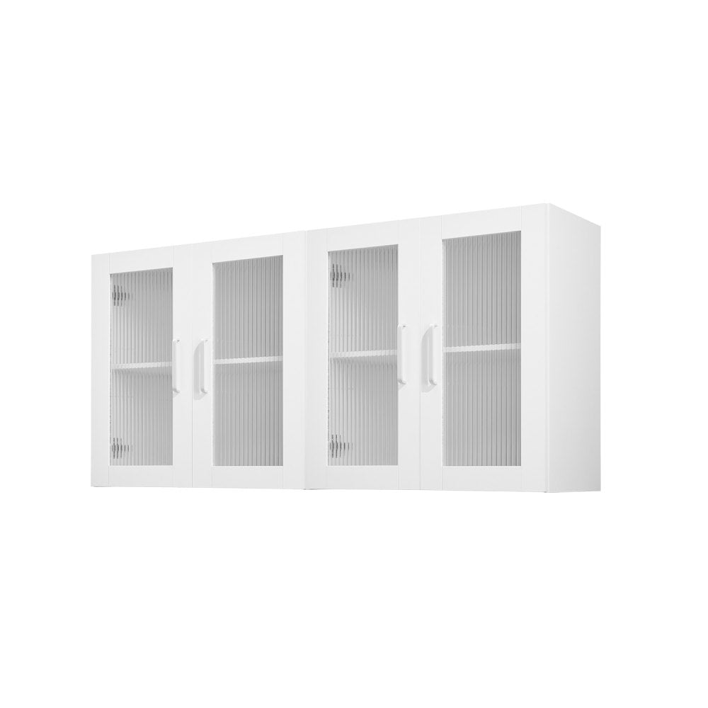 XYFG-04 - Space-Saving Wall-Mounted Cabinet with Adjustable Shelves and Soft-Close Doors
