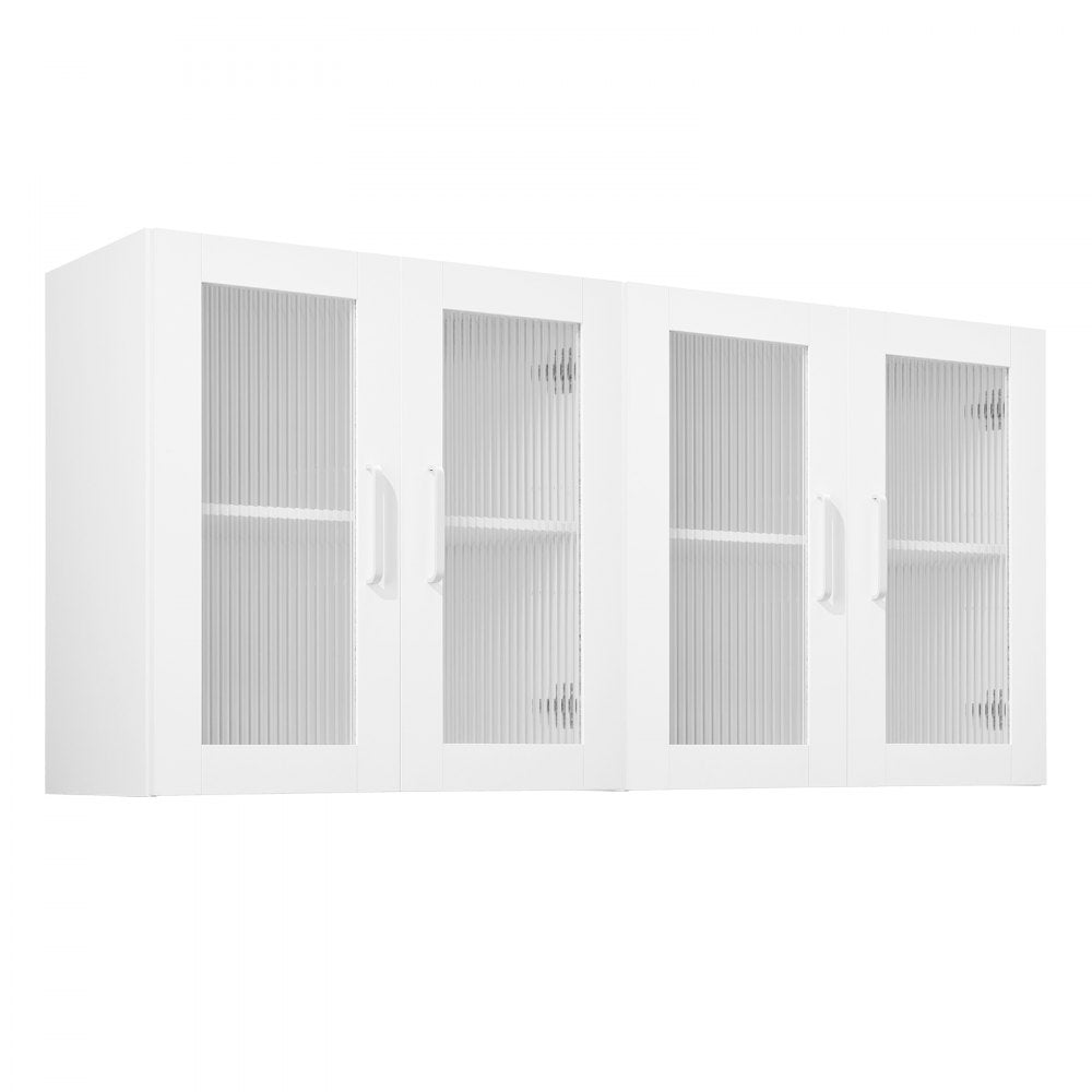 XYFG-04 - Space-Saving Wall-Mounted Cabinet with Adjustable Shelves and Soft-Close Doors