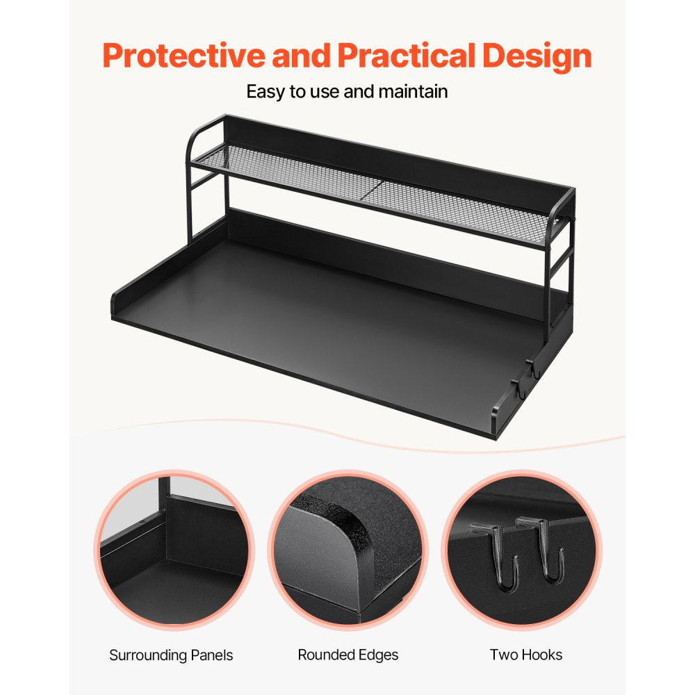 C240331S-01 - 54” Durable Washer Dryer Countertop with Side Hooks