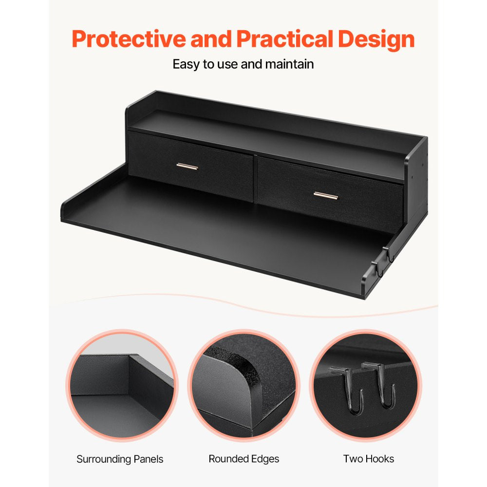 C240332S-01 - 54" Wash/Dryer Countertop with Drawers & Hooks