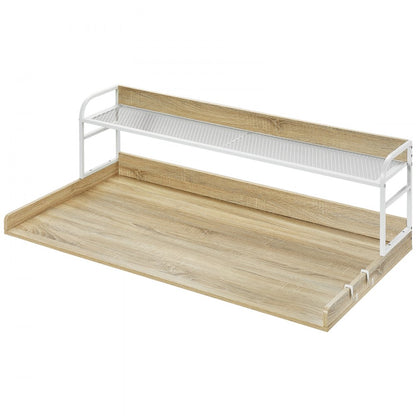 C240331S-02 - 54" Durable Washer Dryer Countertop with Hooks