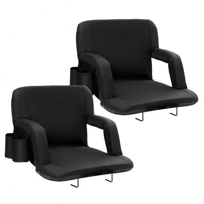 BL-A0134 - Comfortable 22in VEVOR Stadium Seat with Back Support, 240lbs Capacity