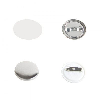 D25-250S+250J - 500 Durable Button Badge Parts Set for Crafting