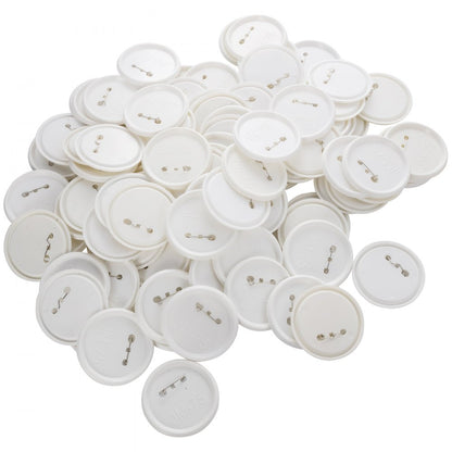 D75-100S+100J - 200 Sets Durable Button Badge Parts for Crafting