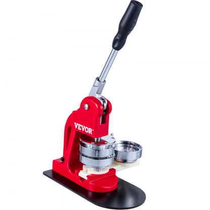 010665015933 - 75mm VEVOR Button Maker with 500 Parts & Easy Operation