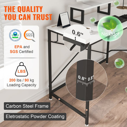 010343861449 - Modern L-Shaped Desk 59" x 47.2" for Efficient Workspace