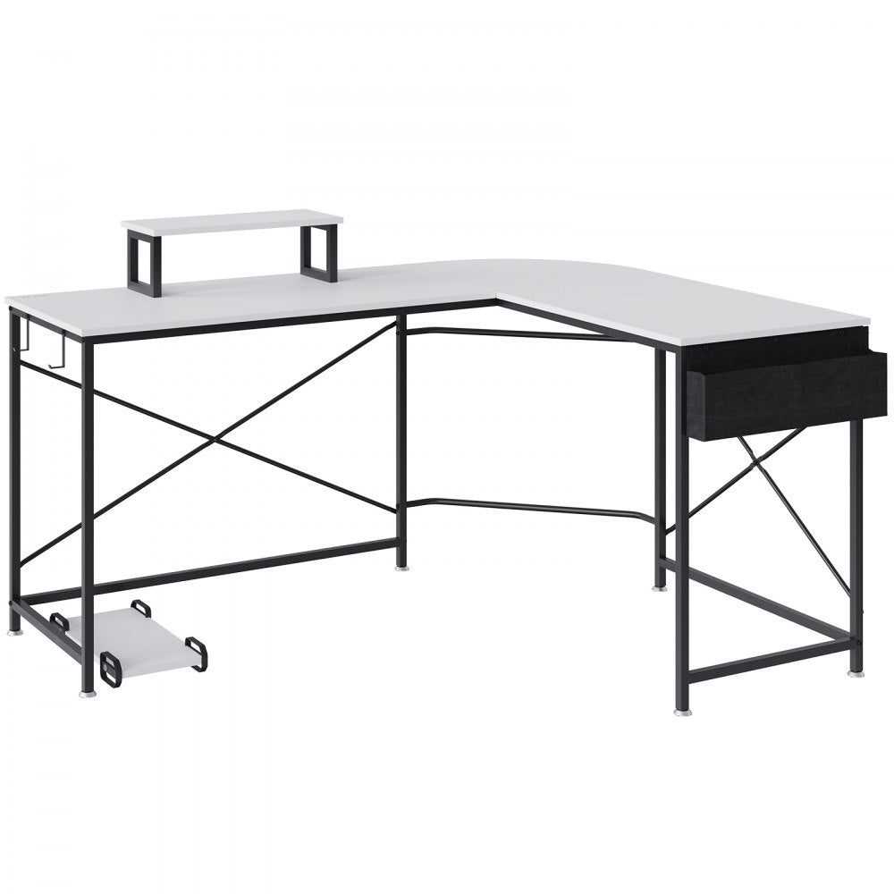 010343861449 - Modern L-Shaped Desk 59" x 47.2" for Efficient Workspace