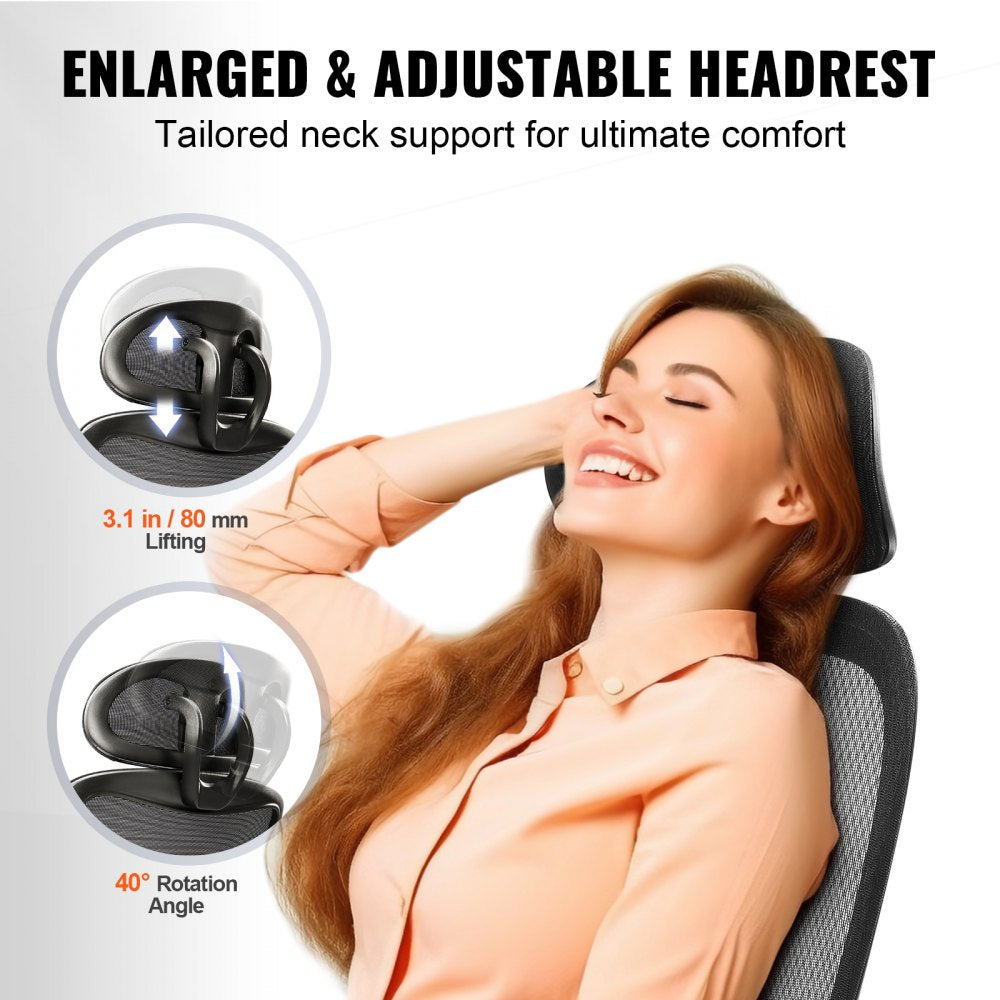 W-235AC - Ergonomic Mesh Office Chair for Comfort & Back Support