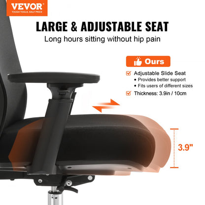 W-202AC - Ergonomic Office Chair with Lumbar Support for Ultimate Comfort