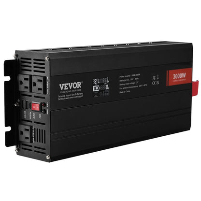 SGM-3000W - Durable 3000W Modified Sine Wave Inverter with LCD Display