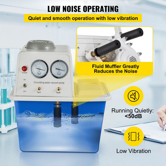 010718462352 - Durable 15L Water Circulating Vacuum Pump for Lab Use