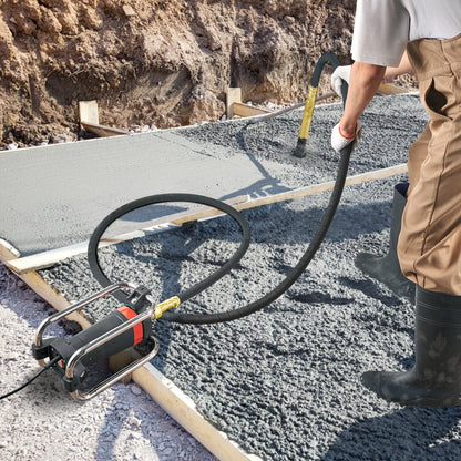 JY150 - 1500W Electric Concrete Vibrator, 16000 VPM for Smooth Finishes
