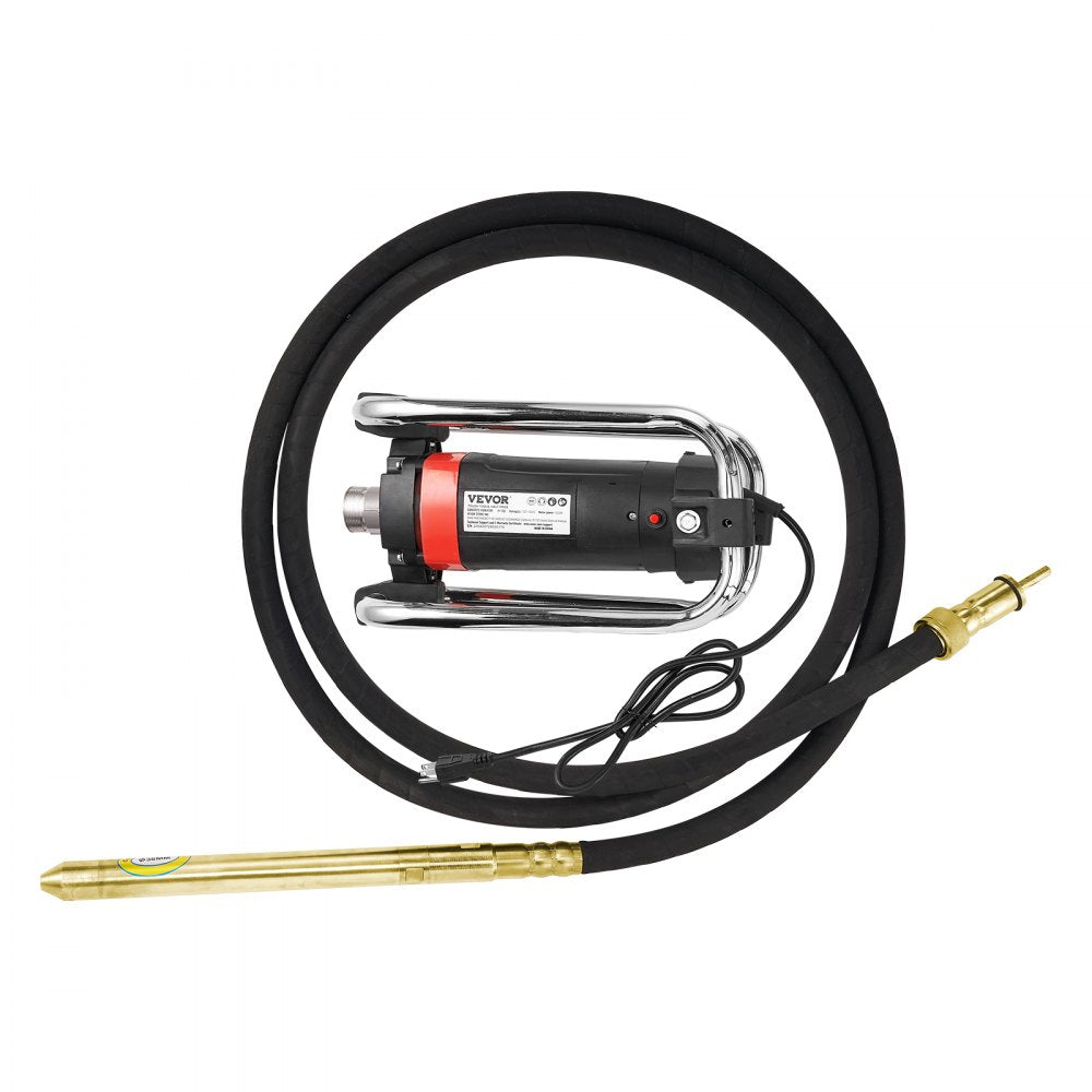 JY150 - 1500W Electric Concrete Vibrator, 16000 VPM for Smooth Finishes