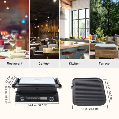 GC5403A-UL - Stainless Steel 7-in-1 Electric Griddle with Adjustable Temperature