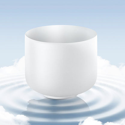 CB-001 - 8-Inch Pure Crystal Singing Bowl for Heart Chakra Healing