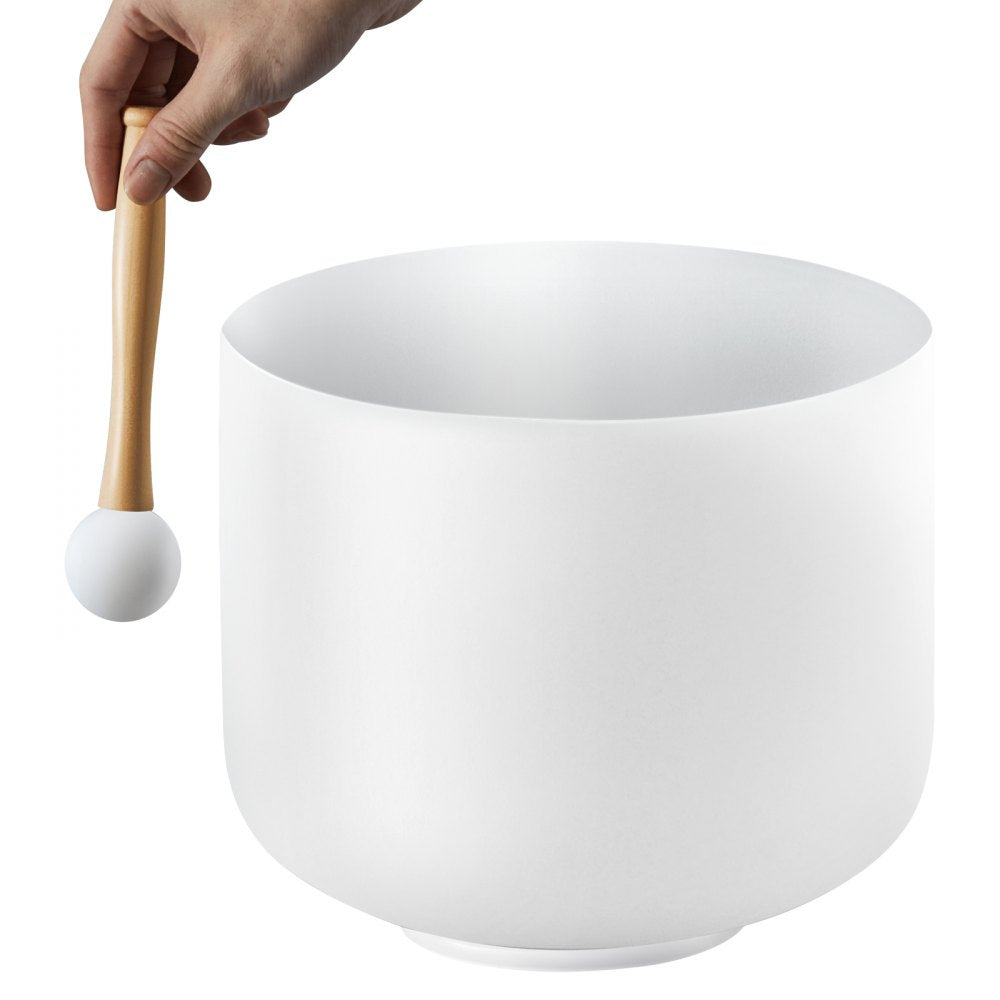 CB-002 - 8-inch Crystal Singing Bowl for Heart Chakra Healing