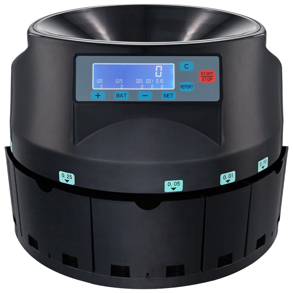 1550 - Efficient VEVOR Coin Sorter for Rapid Counting and Processing