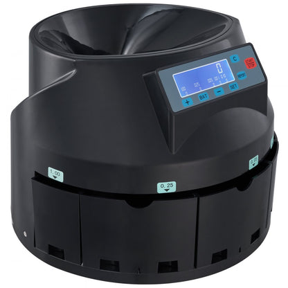 1550 - Efficient VEVOR Coin Sorter for Rapid Counting and Processing