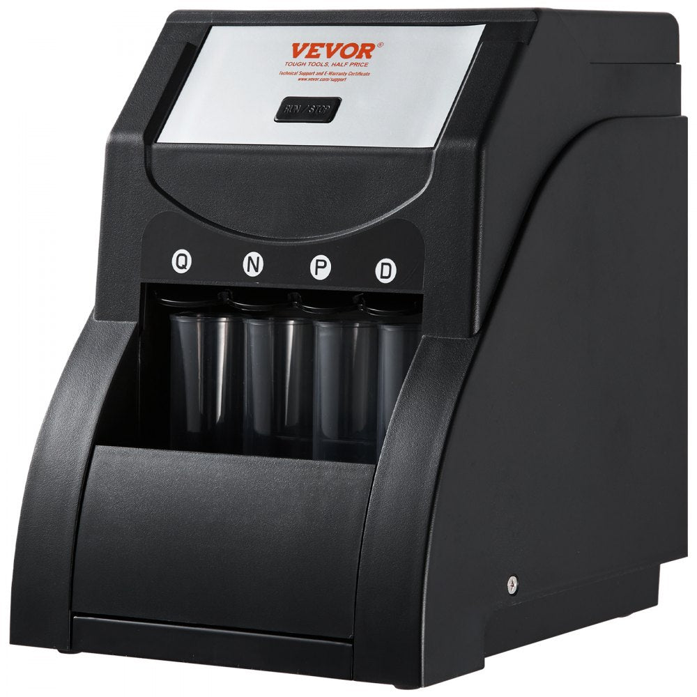 SS1350 - Efficient USD Coin Sorter with 200-Coin Hopper and Auto-Wrapping