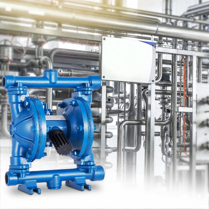 QBK-15 - 3 GPM Air-Operated Diaphragm Pump, Cast Iron for Thick Fluids