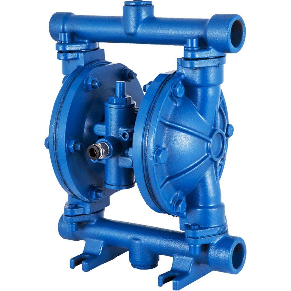 QBK-15 - 3 GPM Air-Operated Diaphragm Pump, Cast Iron for Thick Fluids