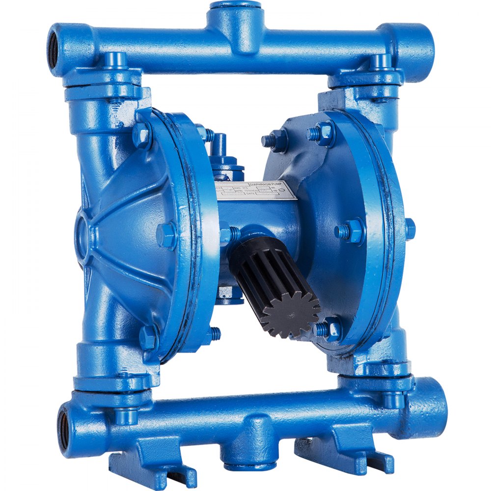 QBK-15 - 3 GPM Air-Operated Diaphragm Pump, Cast Iron for Thick Fluids