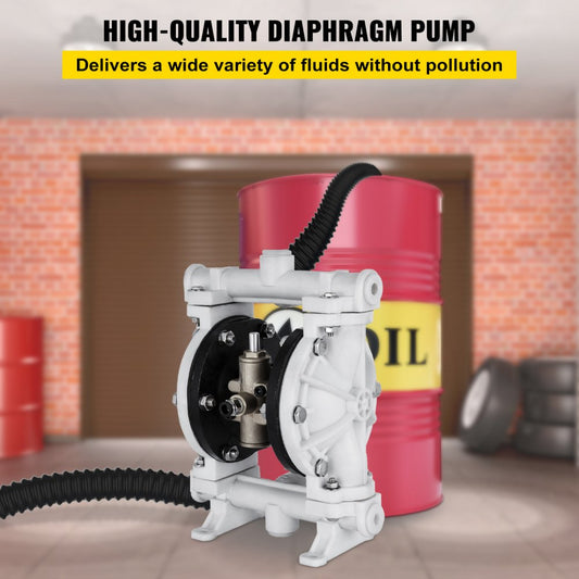 QBY-15PP - Durable Air-Operated Diaphragm Pump for Viscous & Flammable Liquids