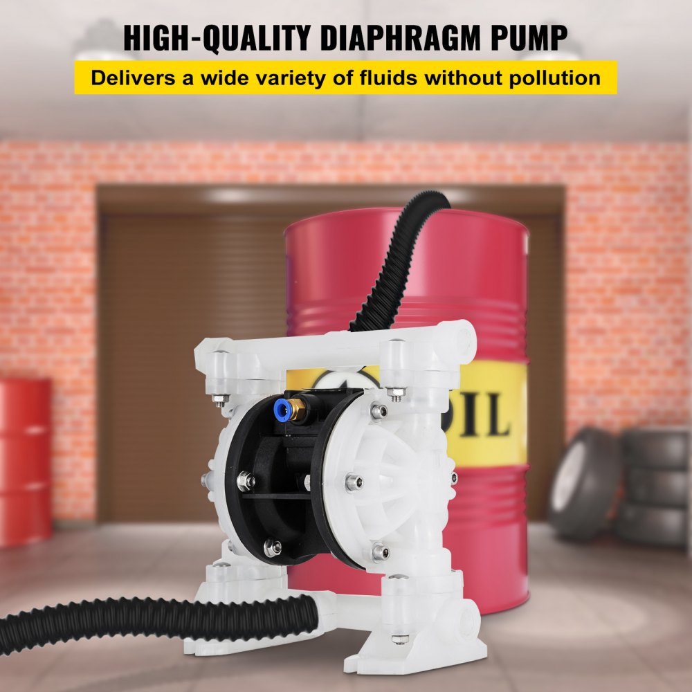 QBY4-15 - Durable Air-Operated Diaphragm Pump for Viscous Fluids, 8.8 GPM