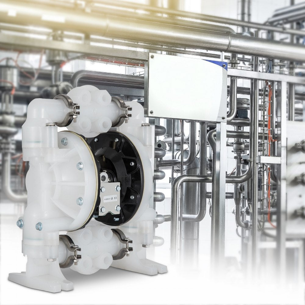 QBY4-25PP - 1" Air-Operated Diaphragm Pump, 30GPM, Polypropylene Body