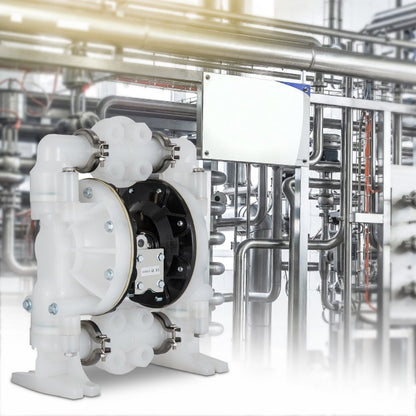 QBY4-25PP - 1" Air-Operated Diaphragm Pump, 30GPM, Polypropylene Body